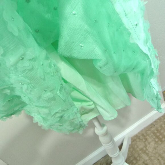 Badgley Mischka Nora 3D Dress Size 6 - Picture 7 of 11